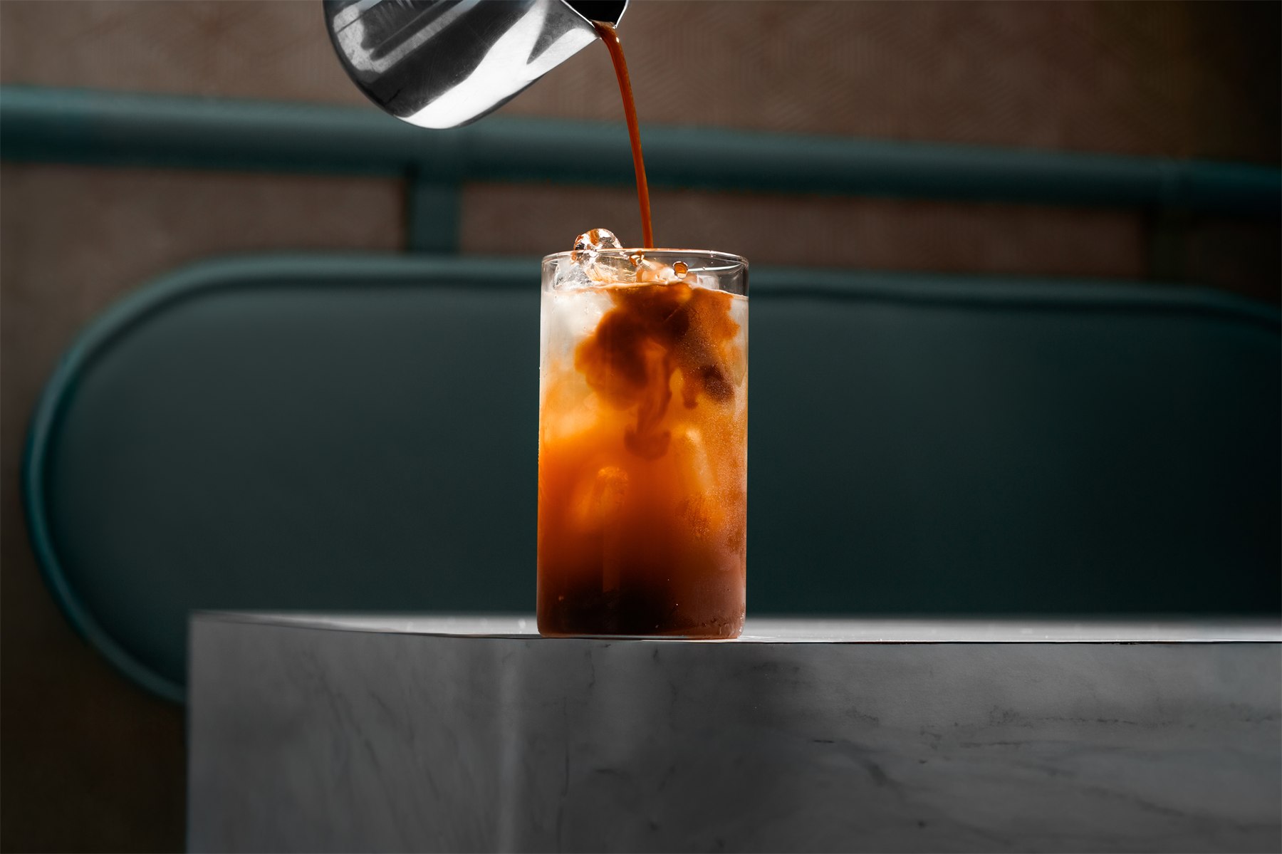 Coconut espresso drink